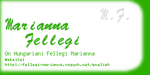 marianna fellegi business card